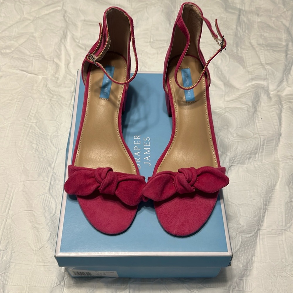 NWT Draper James Preston Sandal in Pink Size 8!